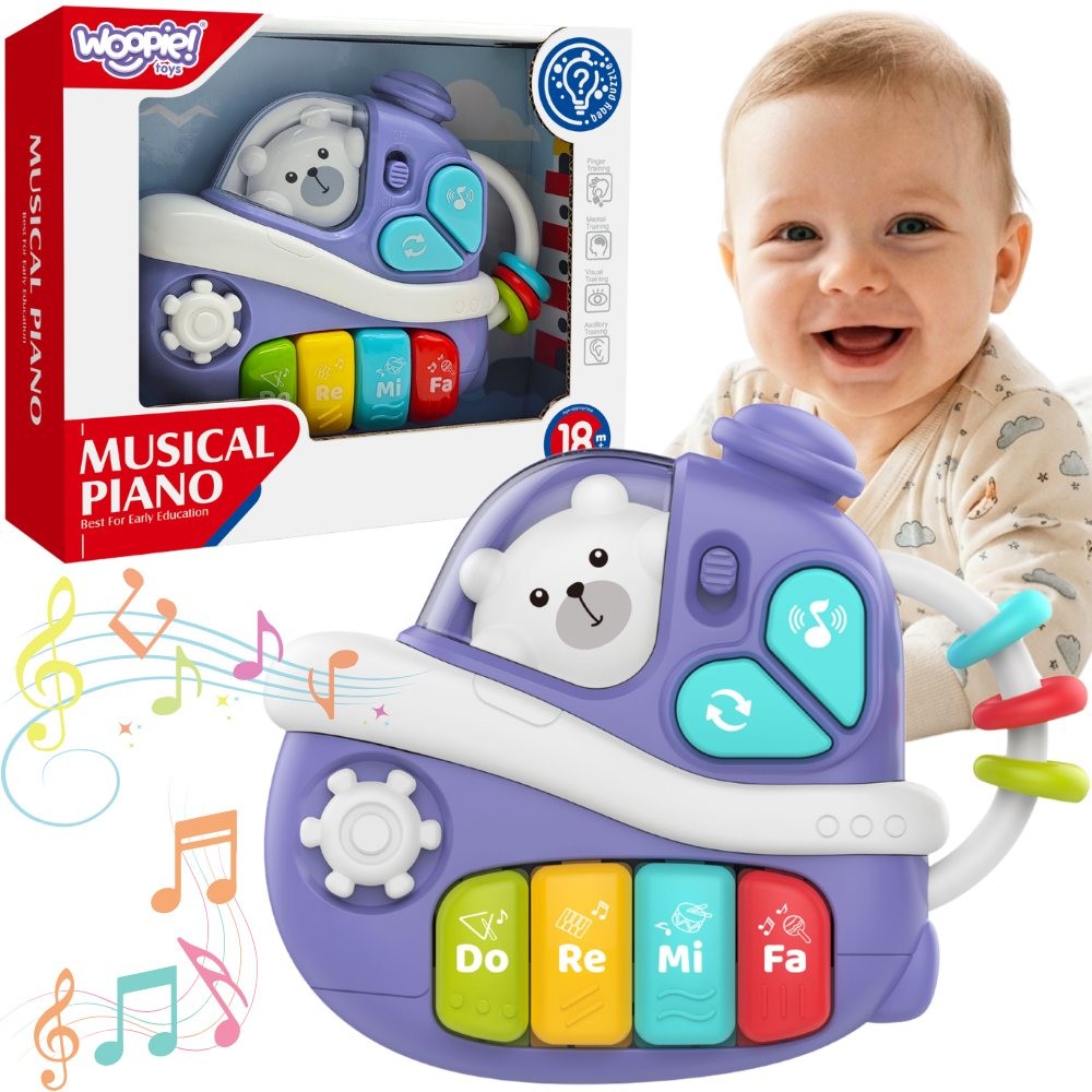 Woopie Baby Interactive Musical Piano Ship