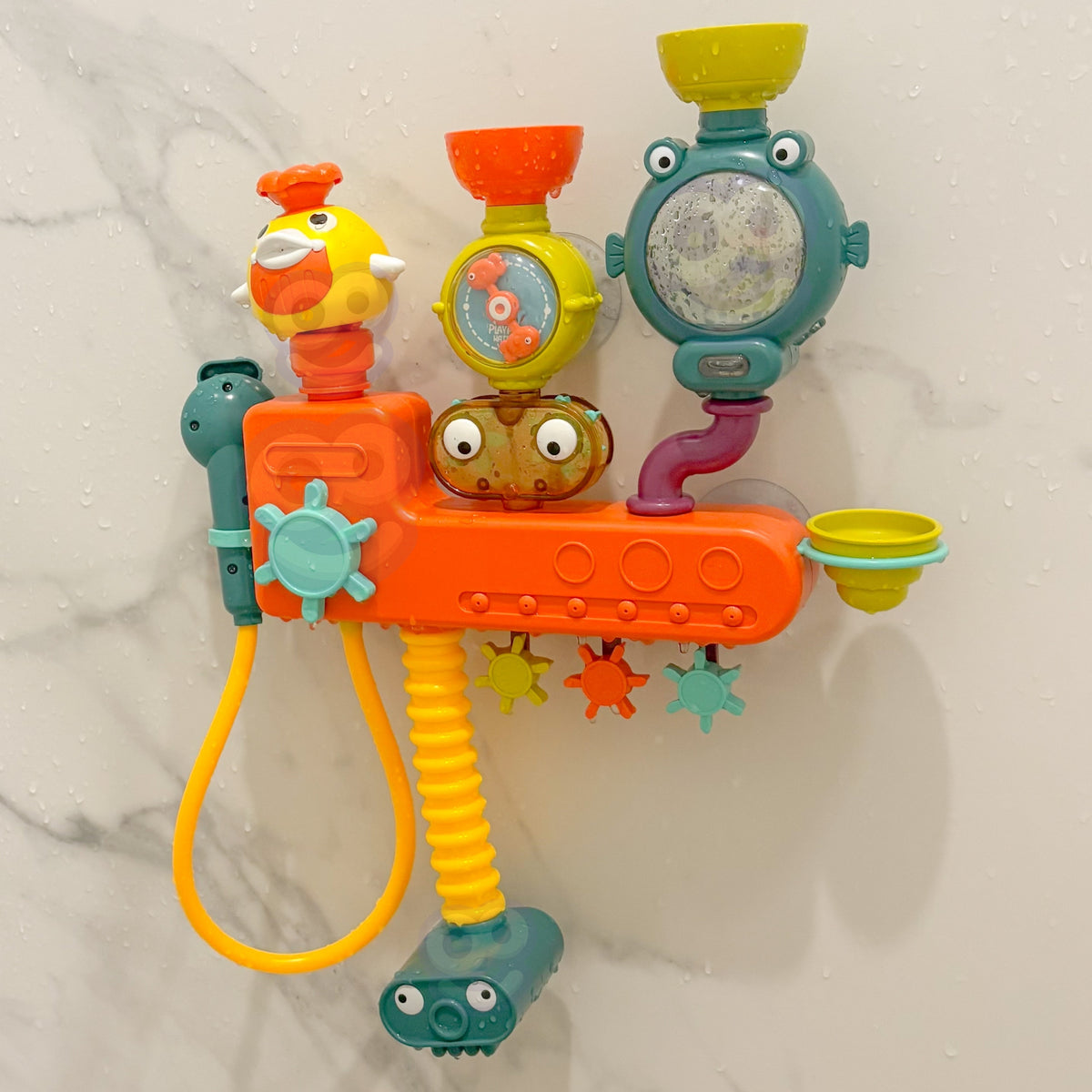Woopie Baby Bath Zabawka Kran Fontanna prysznicowa Kaczka przelewowa
