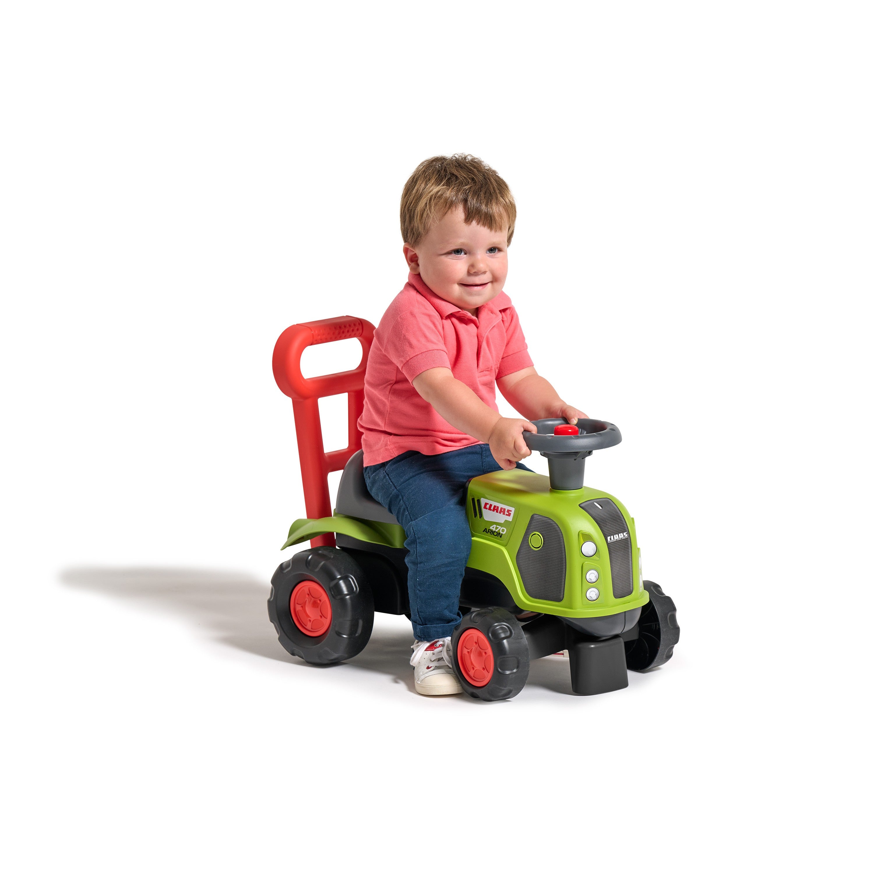 Falk Ride-on Tractor Pusher Baby Claas Arion 470 With Horn
