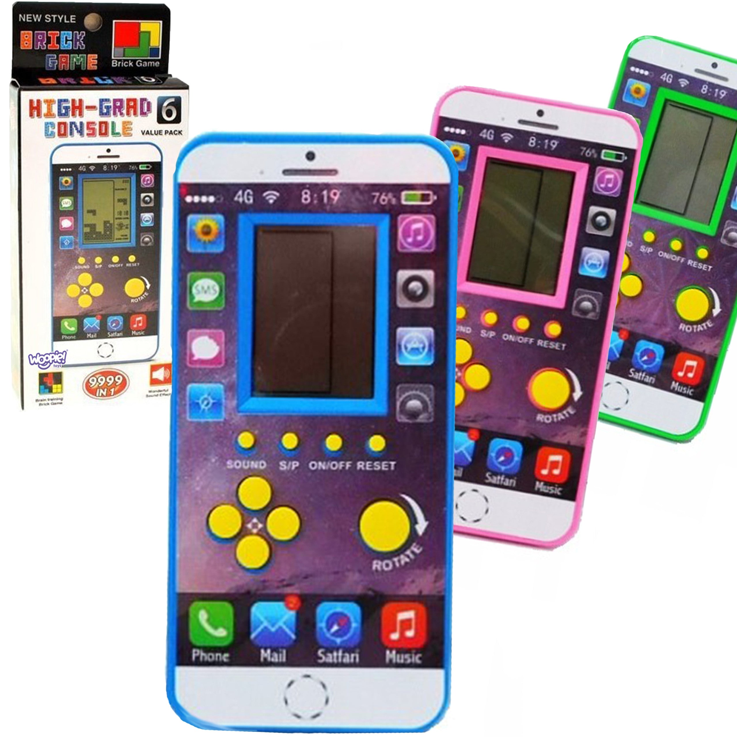Woopie Electronic Mini Tetris Game Pocket Version