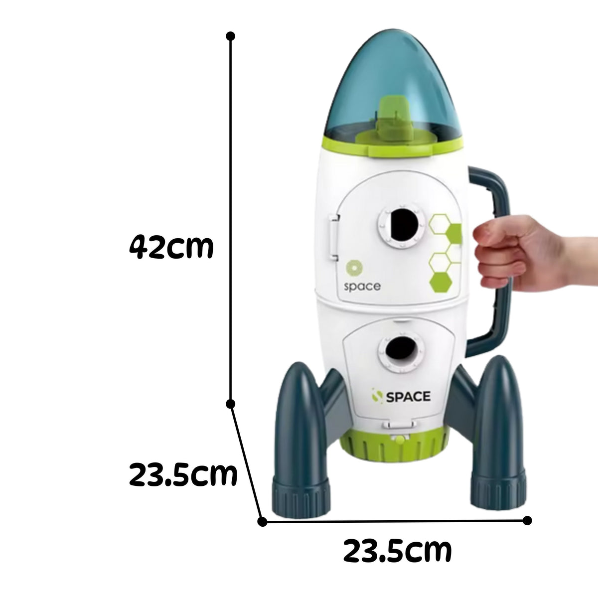 Conjunto espacial interativo do ônibus espacial Woopie