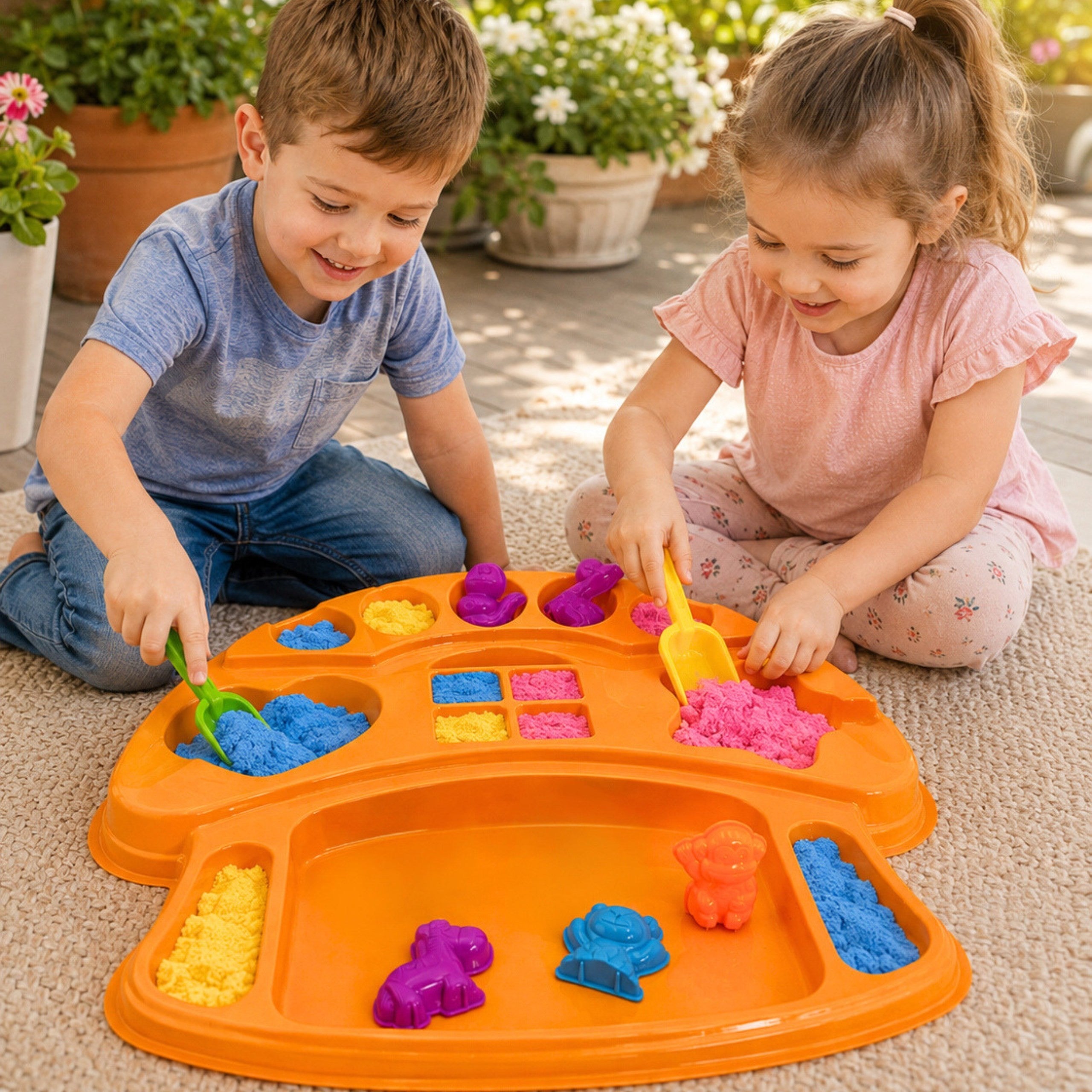 Zestaw Woopie Kinetic Sand Formy dla zwierząt 3+