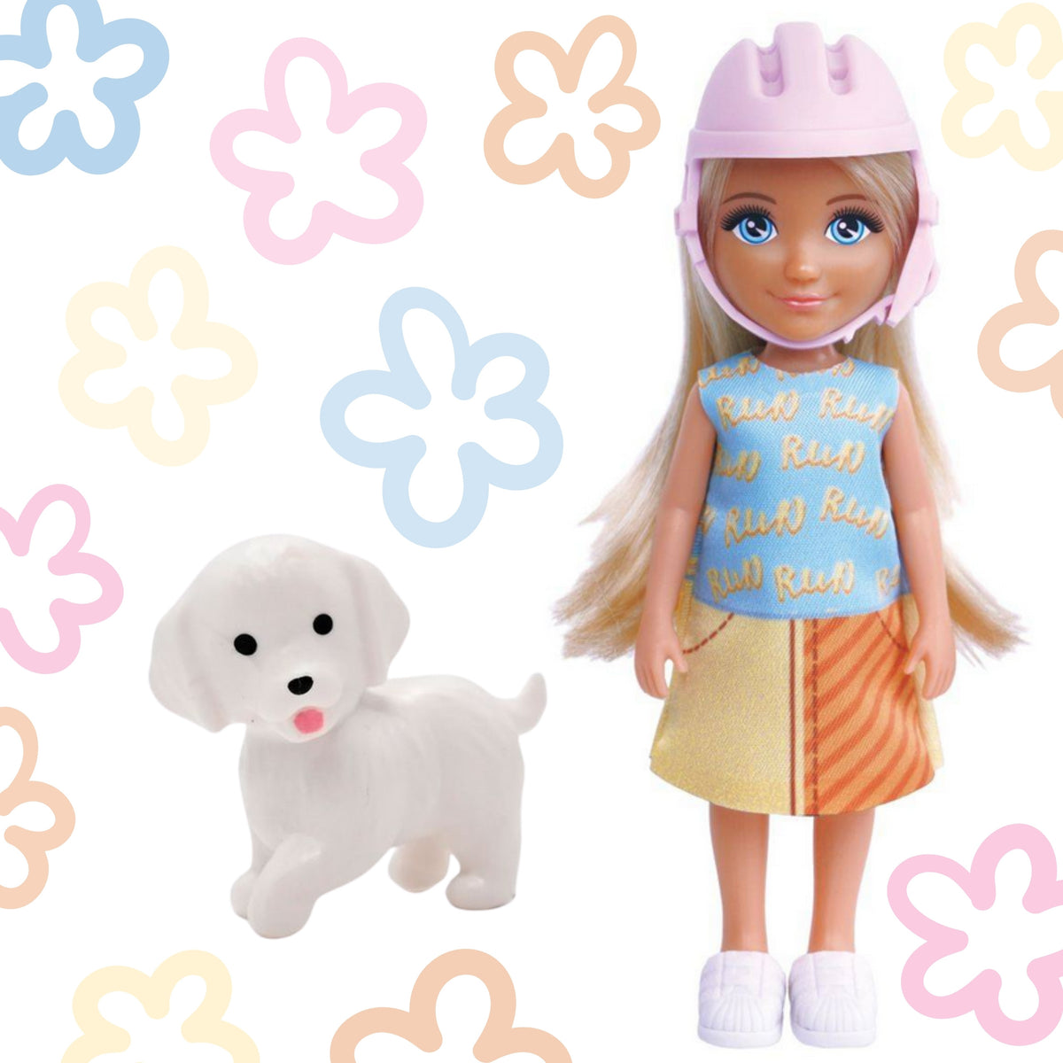 Woopie Royal Doll With Dog And Scooter