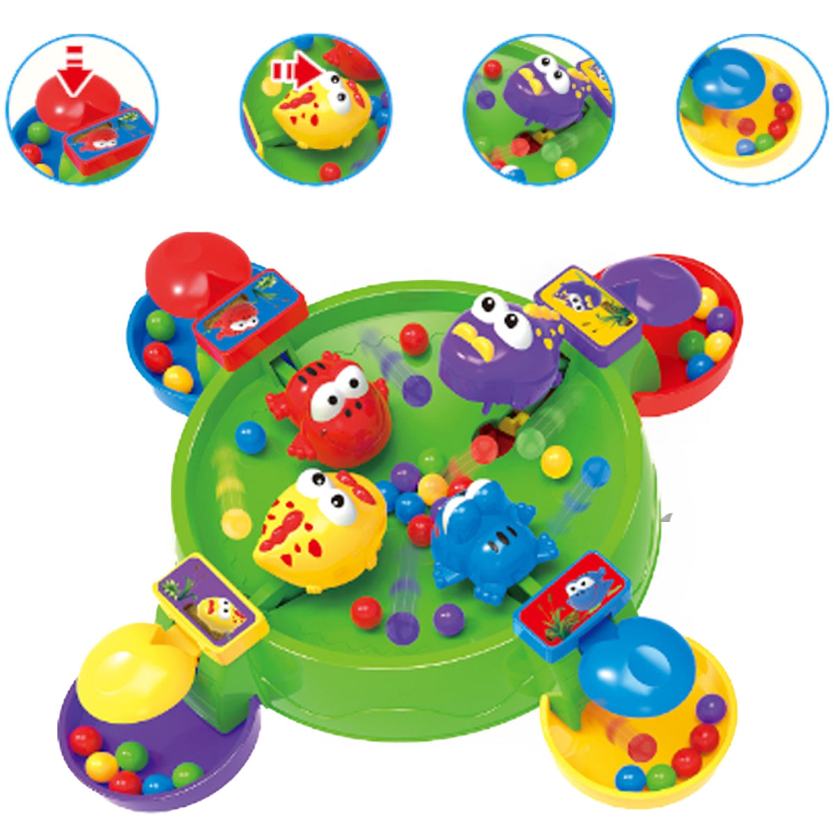 Woopie Arcade Társasjáték Hungry Happy Frog And Crocodiles 3+