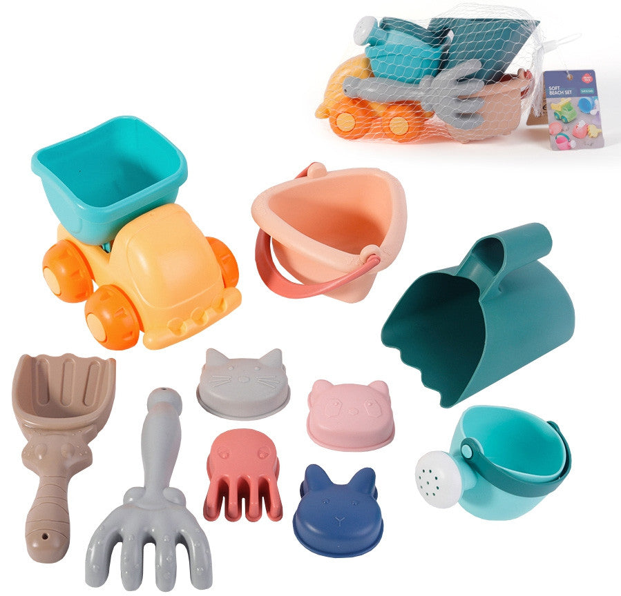 Woopie Sandbox Set With Car 10 Pcs.
