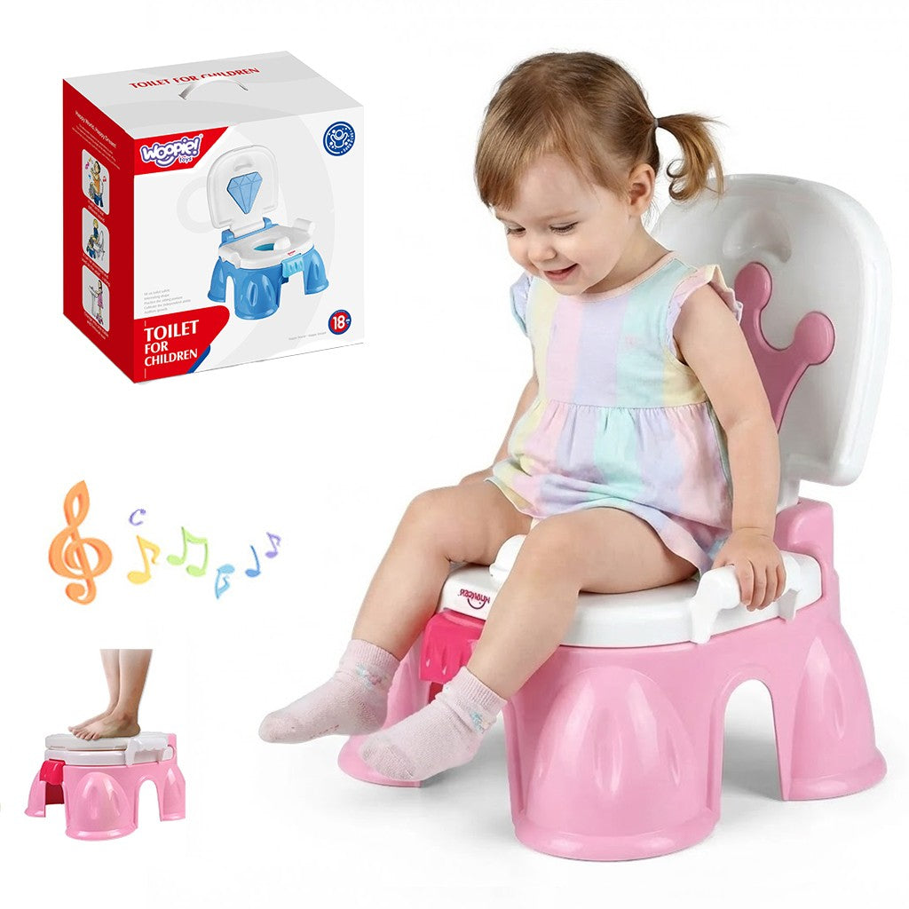 Woopie Baby Първо гърне за деца с музика 3в1 Стъпка за стол
