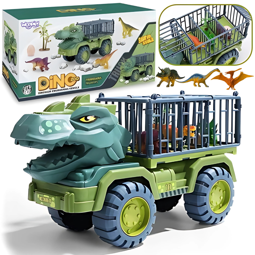 Woopie Dinosaur Truck Transporter Figures