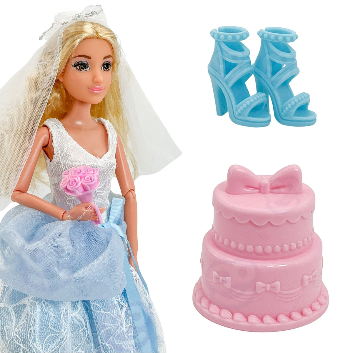 Woopie Royal Lily menyasszony Cake Fashion Doll