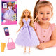 Woopie Royal Lily Doll, дълга руса коса, 30 см, аксесоари за рокля в цвят лавандула