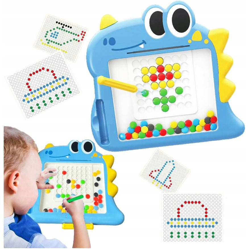 Woopie Магнитна дъска за деца Montessori Magpad Dinosaur