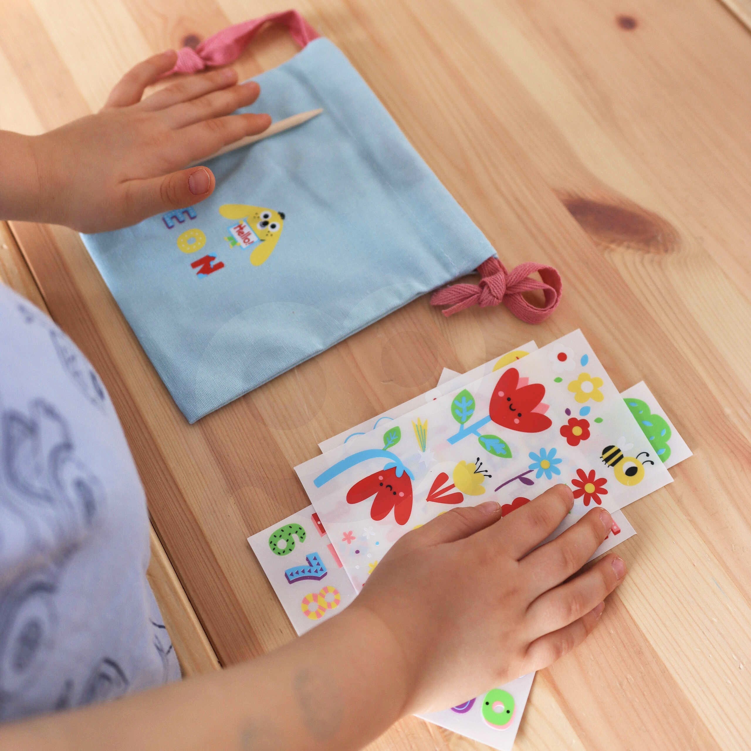 Woopie Art&fun Diy Bag Decorating Kit - Make A Bag With Your Child's Name