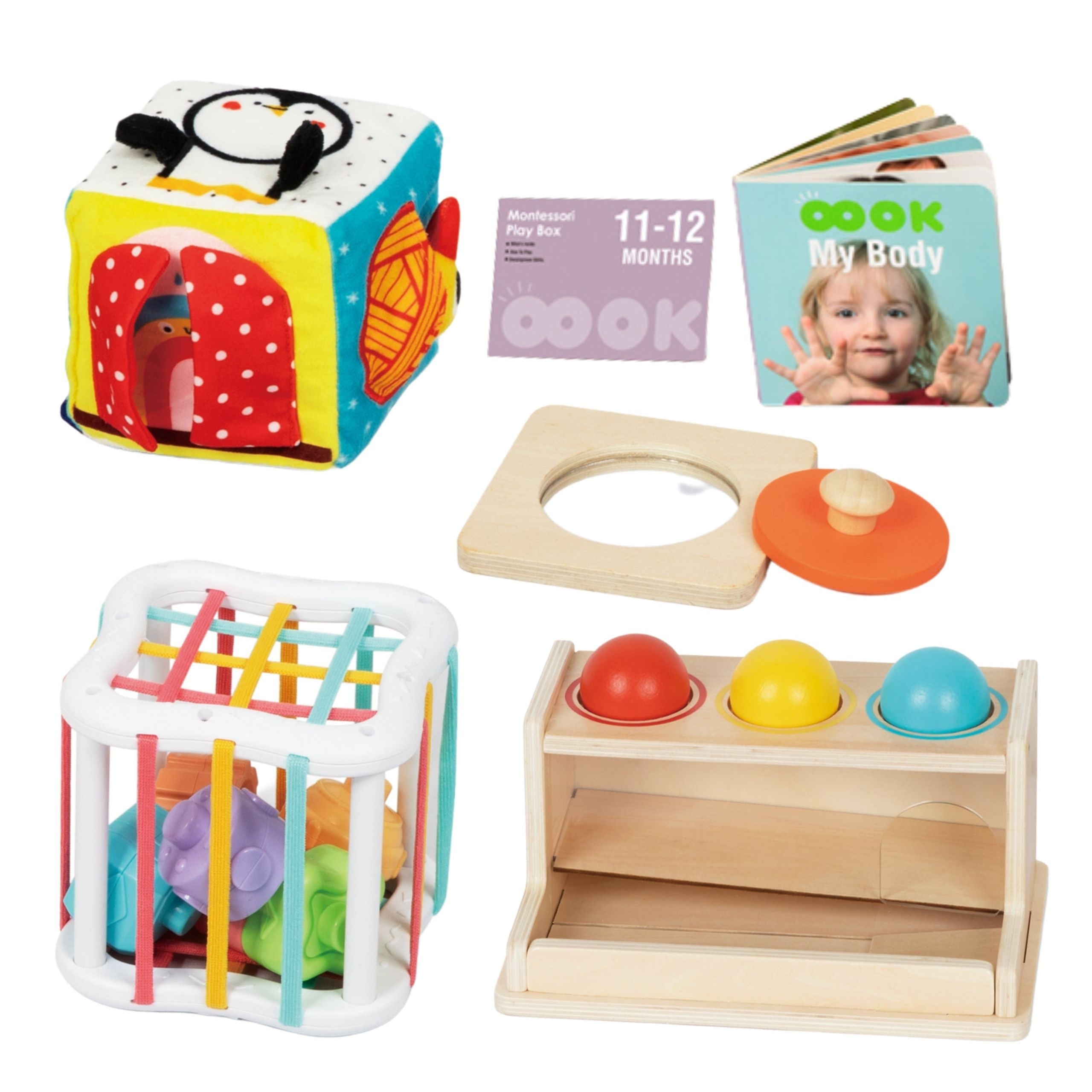 Woopie Green Box 5in1 Montessori Éducatif 11-12m Fsc