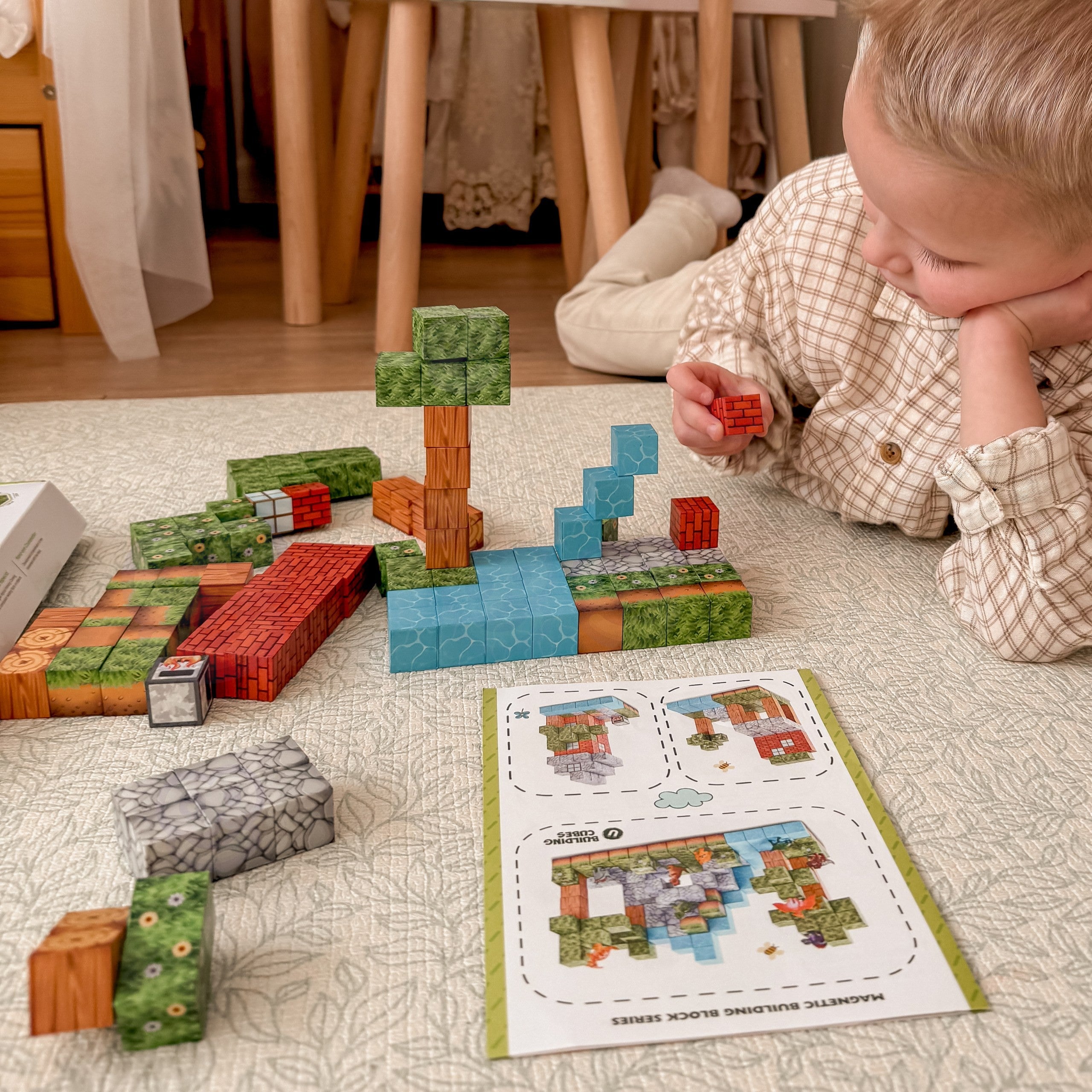 Woopie Магнитни строителни блокове World Of Blocks 108 бр.