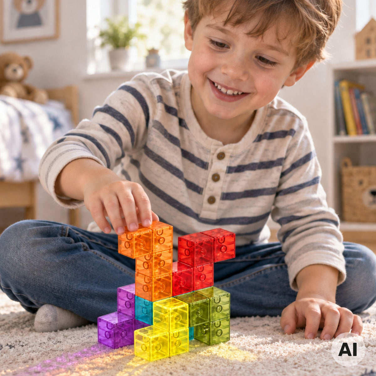 Woopie Magnetic Tetris 3d Construction Puzzle