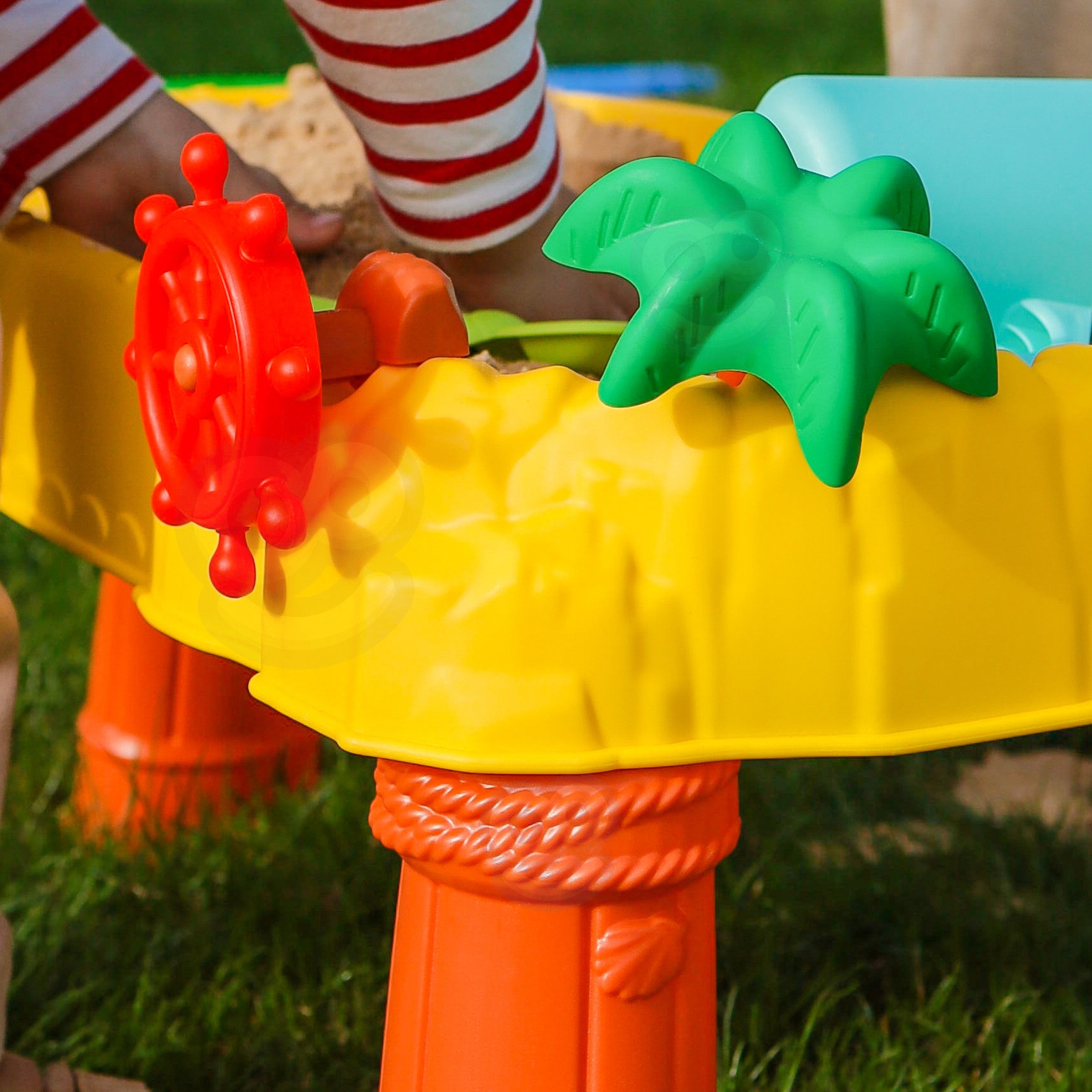 Woopie Water Table 2v1 Sandbox Pirate Ship 8 Acc.
