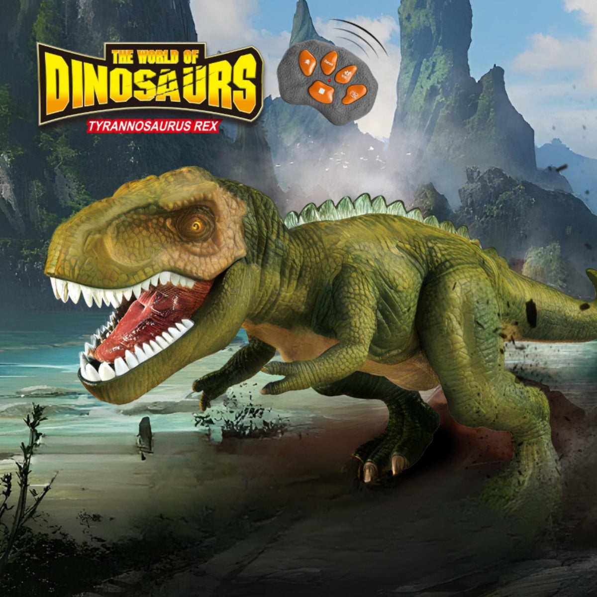 Woopie Rc Tyrannosaure Rex Dinosaure télécommandé
