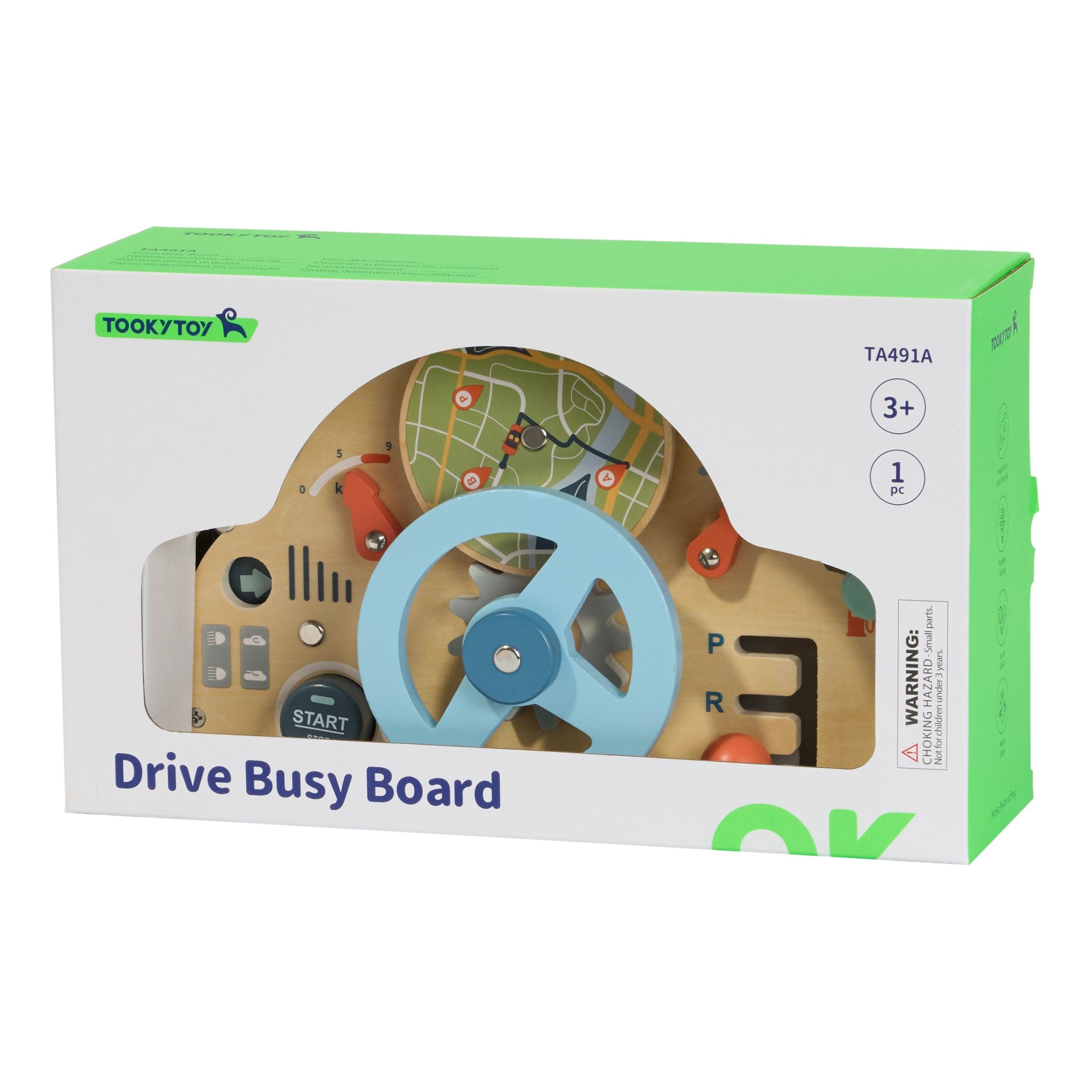 Volante educativo in legno Tooky Toy 3+