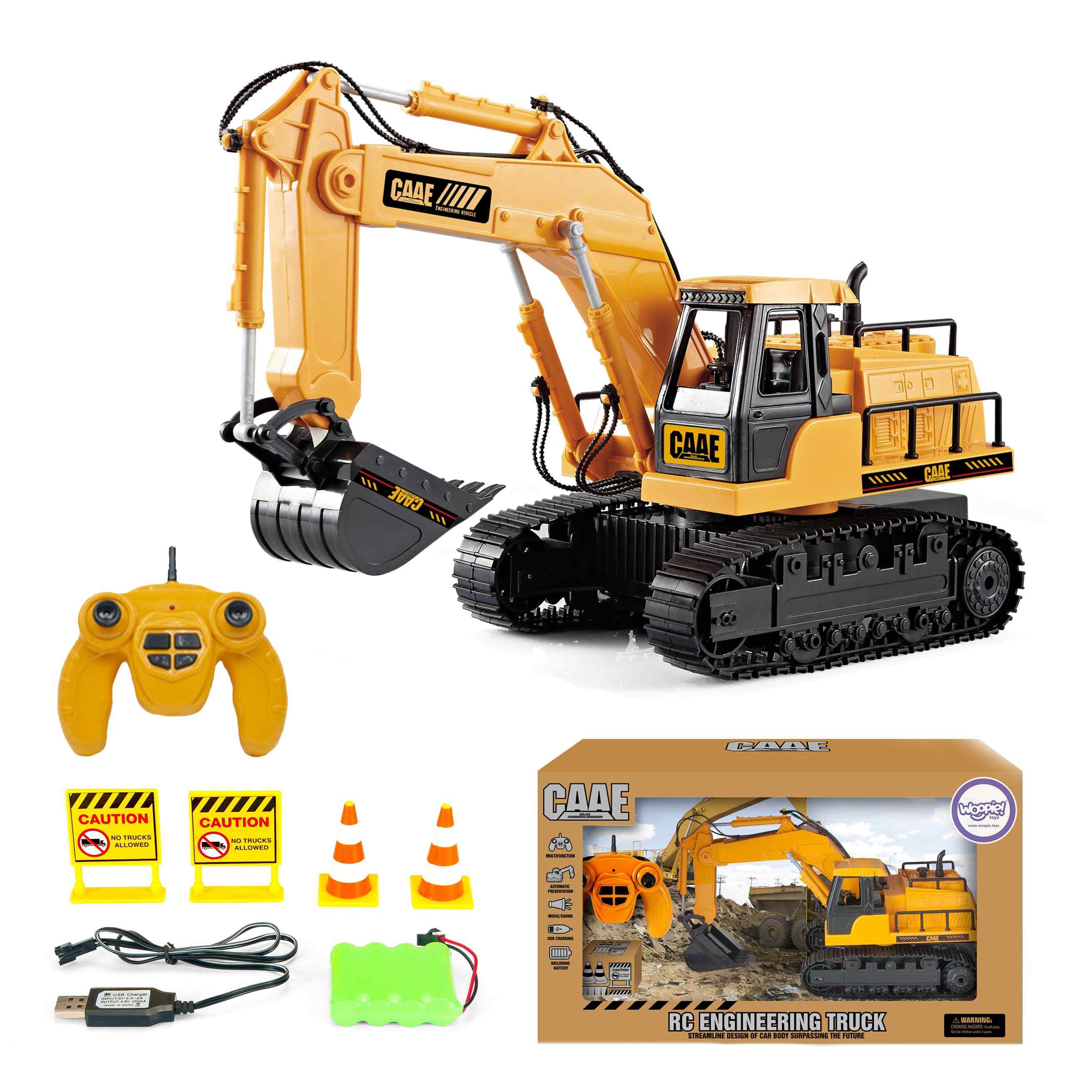 Woopie Excavator mare cu telecomanda pe șenile 7 funcții Sun + Acc.
