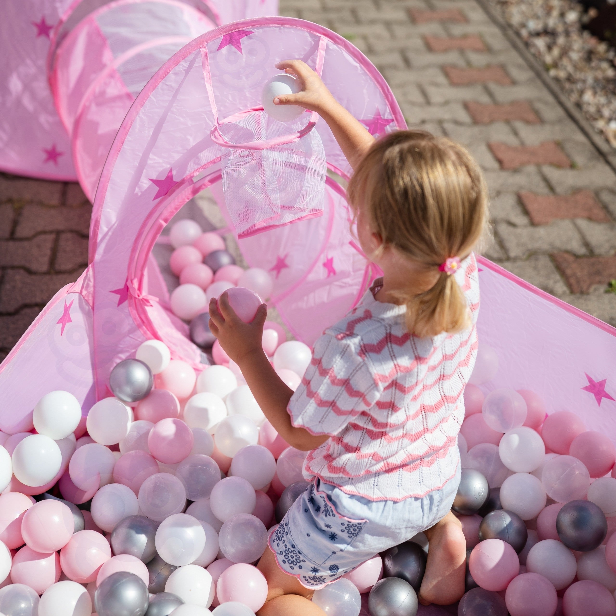 Woopie 3-in-1 Tent Princess Palace Xxl House Tunnel Dry Pool