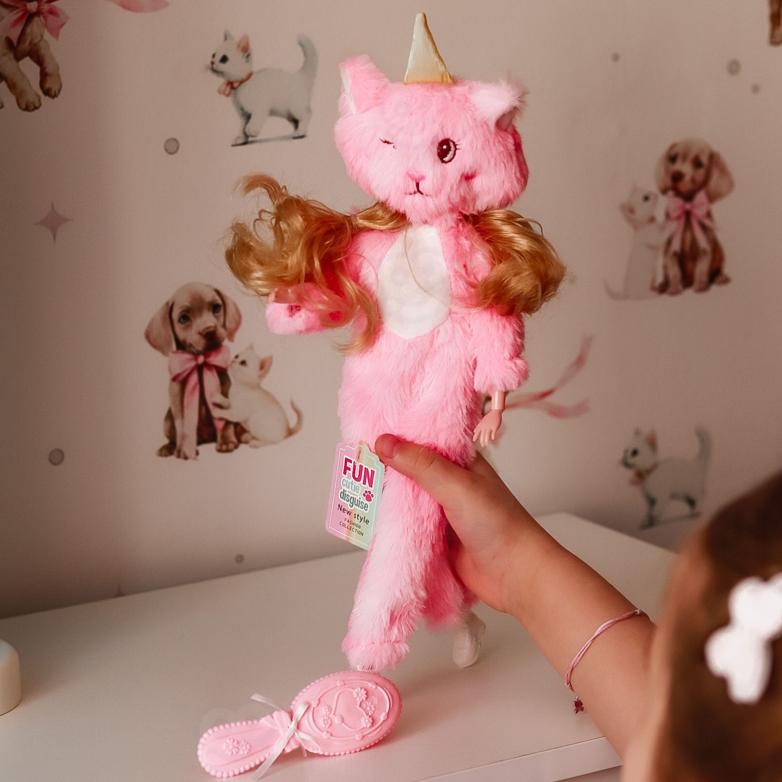 Woopie Royal Emi Doll In Pink Teddy Bear Costume