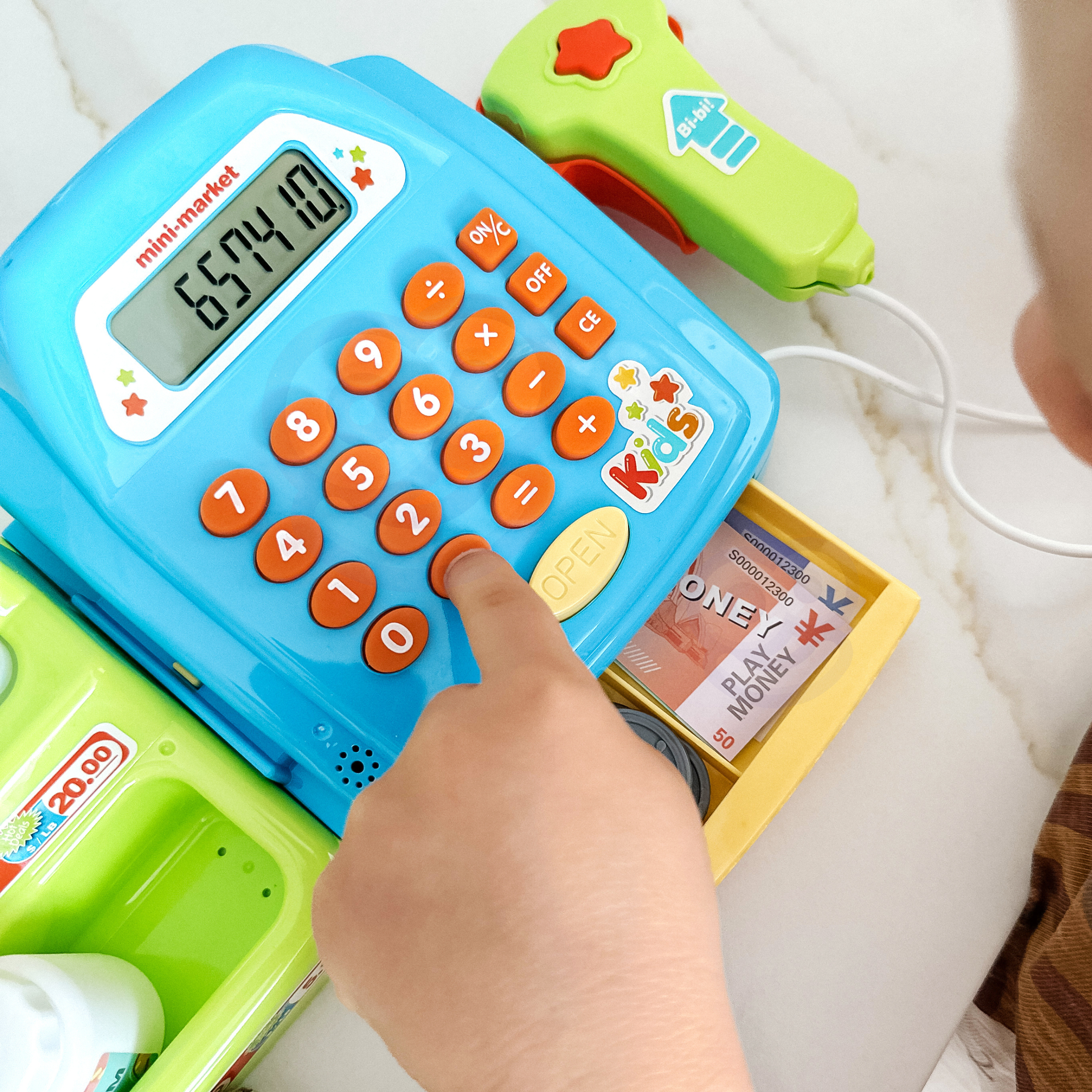 Woopie Kasa fiskalna z półką i akcesoriami
