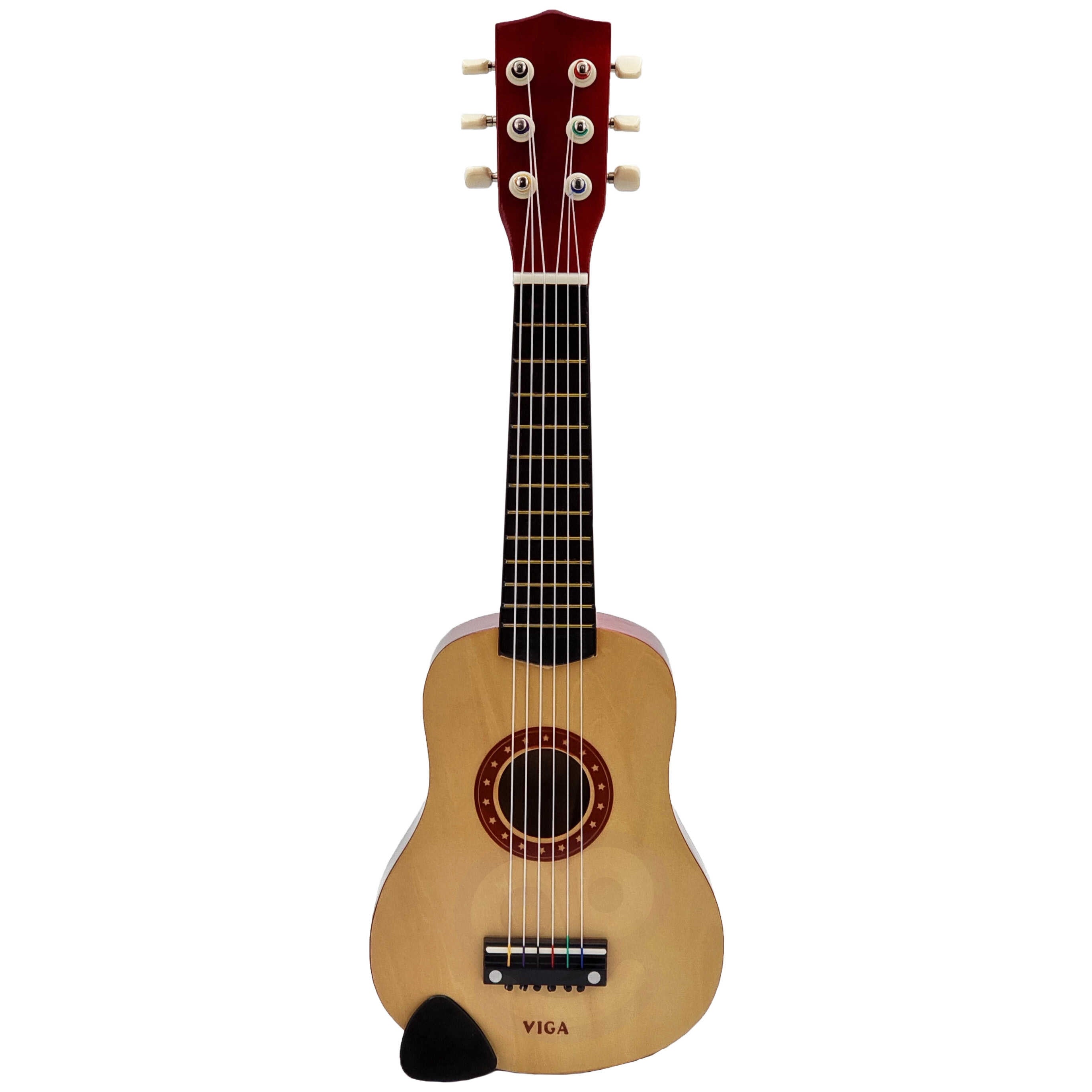 Viga Wooden Guitar For Kids Natural 21 Inches 6 Strings