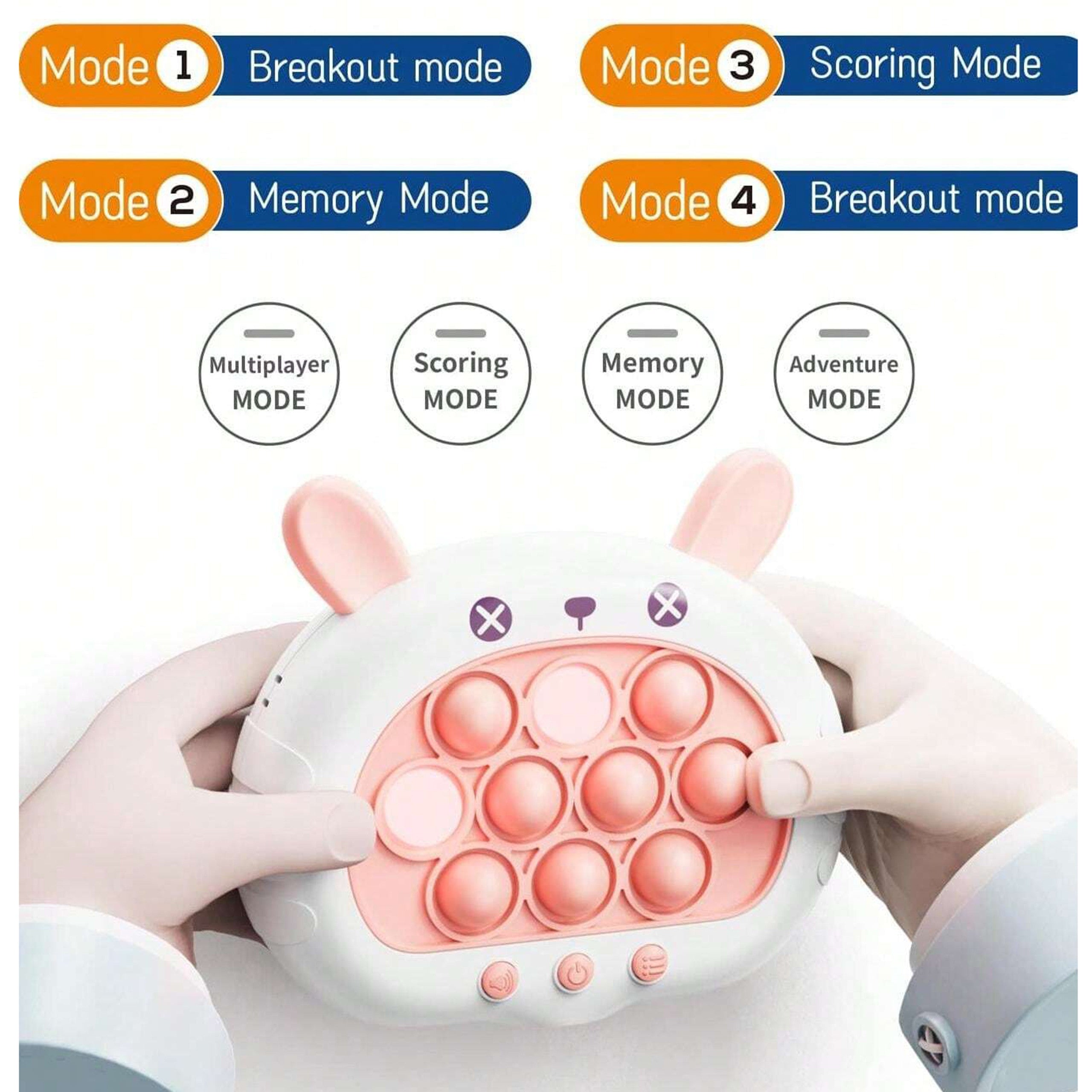 Woopie Pop It Electric антистрес аркадна игра със зайче