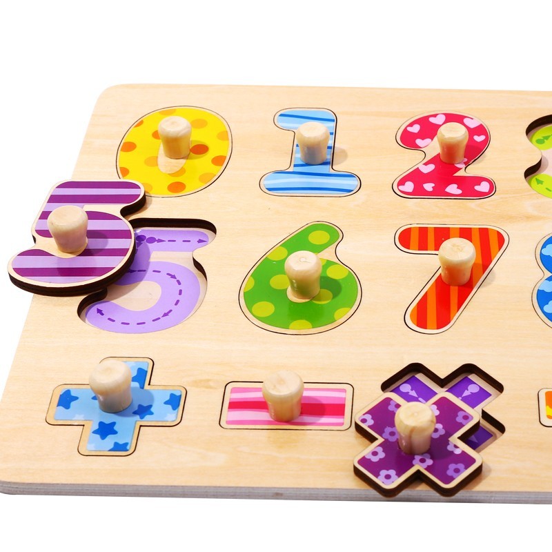 Tooky Toy træpuslespil Lær at tælle puslespil med numre