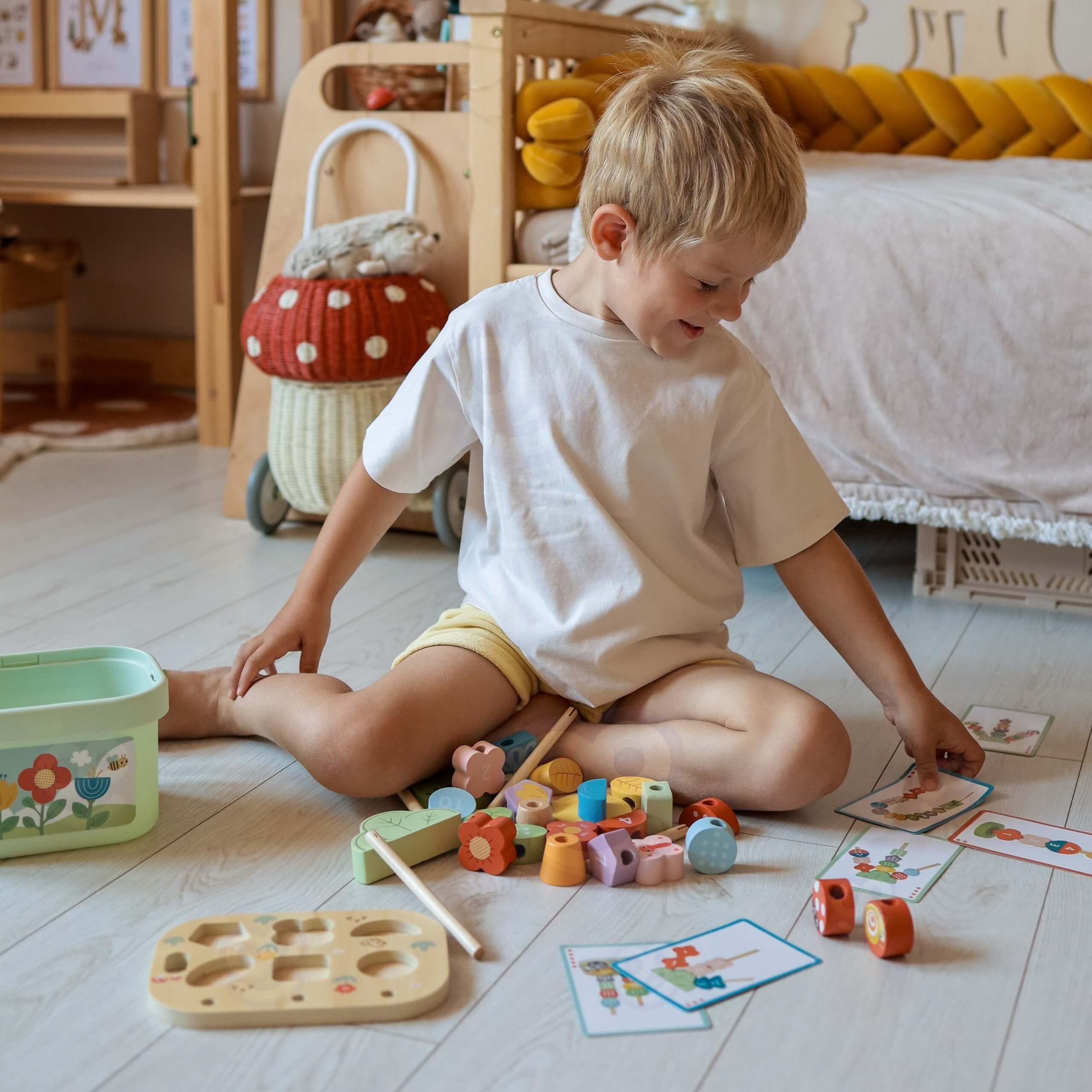 Tooky Toy Educational Box 5-in-1 Magic Garden Montessori