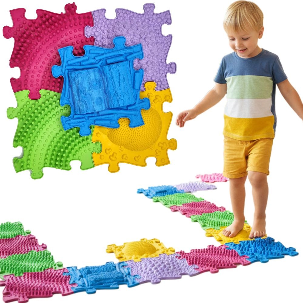 Woopie Sensory Mat Orthopedic Puzzle 5 Pcs.