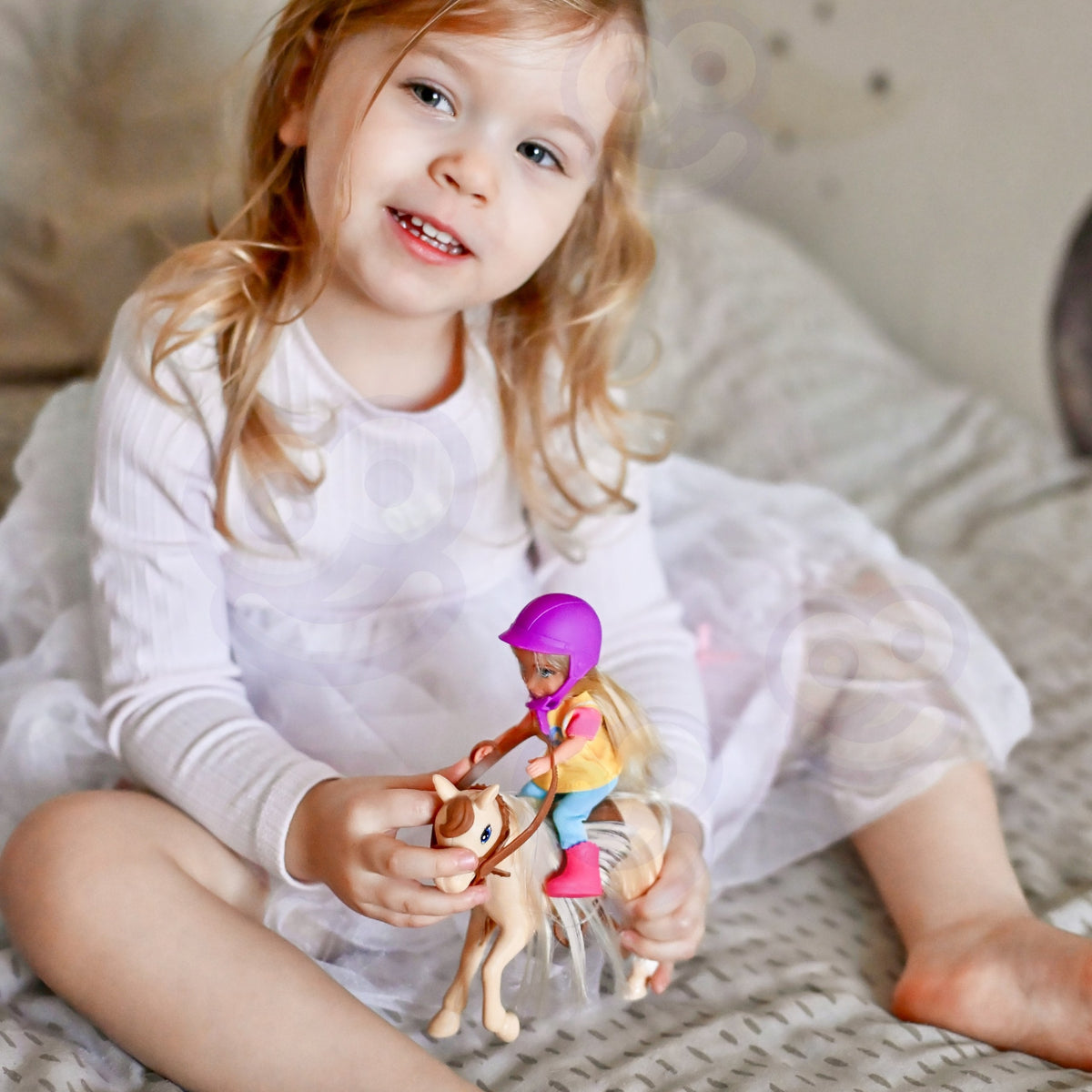 Juego de muñecos Woopie Jinete y Caballo