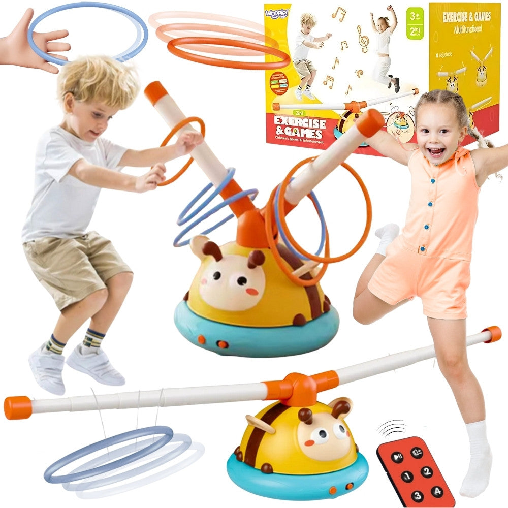 Woopie Automatisches Springseil-Arcade-Spiel 2-in-1-Wurf zum Bienenziel