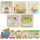 Masterkidz Train Board Set 5 en 1 planche sensorielle apprentissage moteur sens et émotions