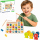 Tooky Giocattolo in Legno Gioco Pesca Apprendimento Lettere 29 Pz.