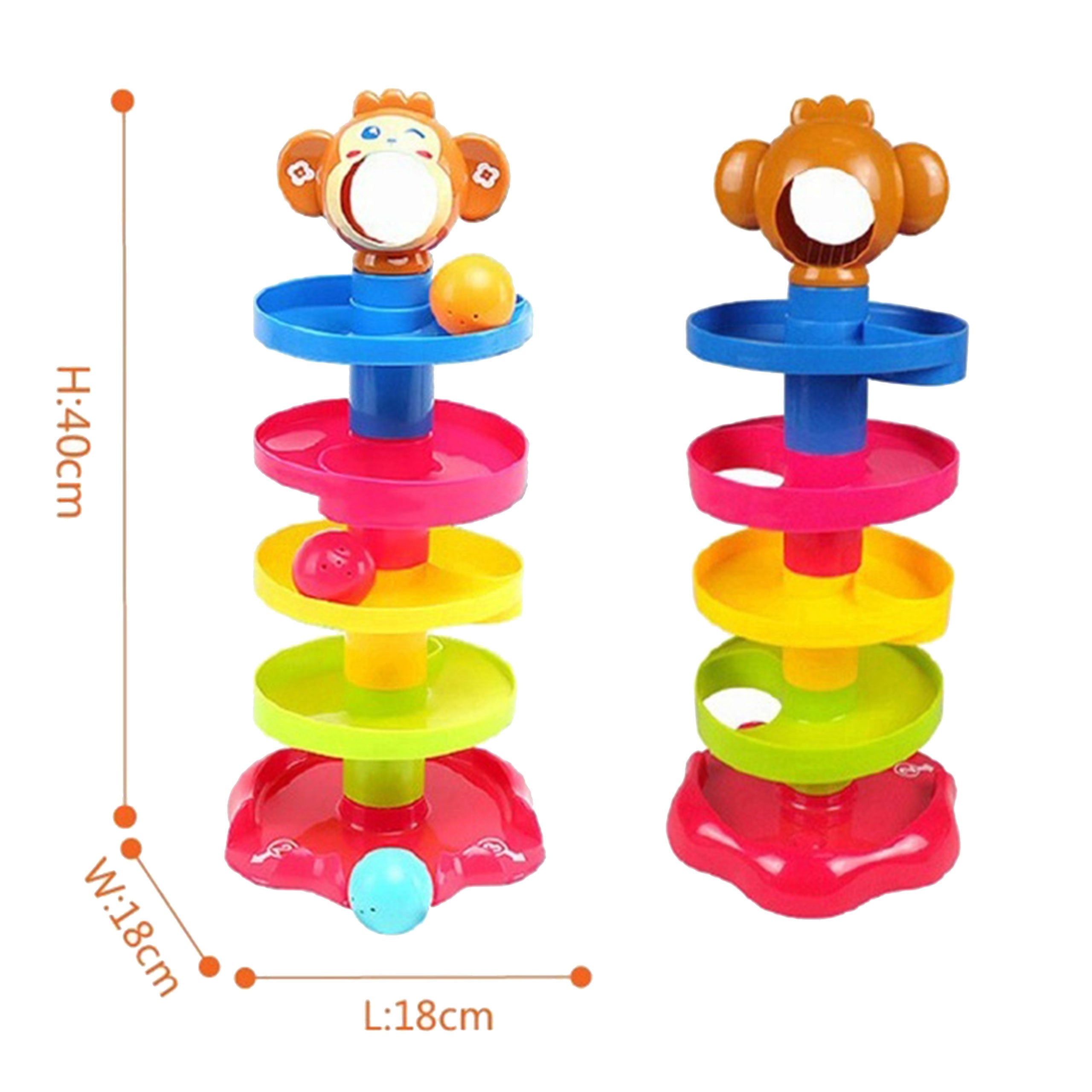 Woopie Baby Ball Track Spiral Set + 3 Balls