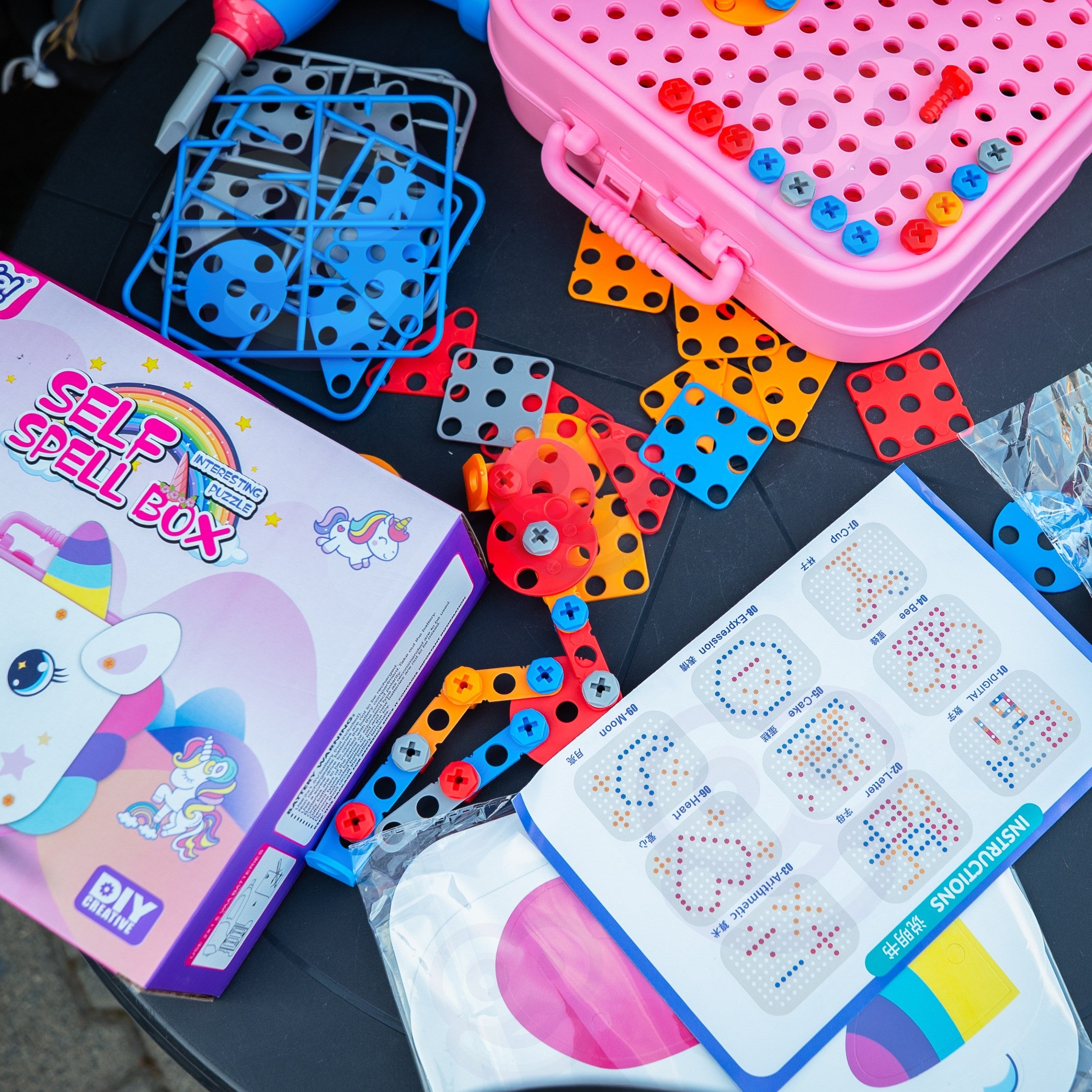 3d Diy Twisting Blocks Woopie Unicorn