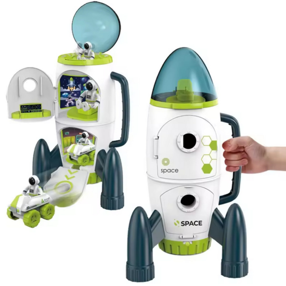Conjunto espacial interativo do ônibus espacial Woopie
