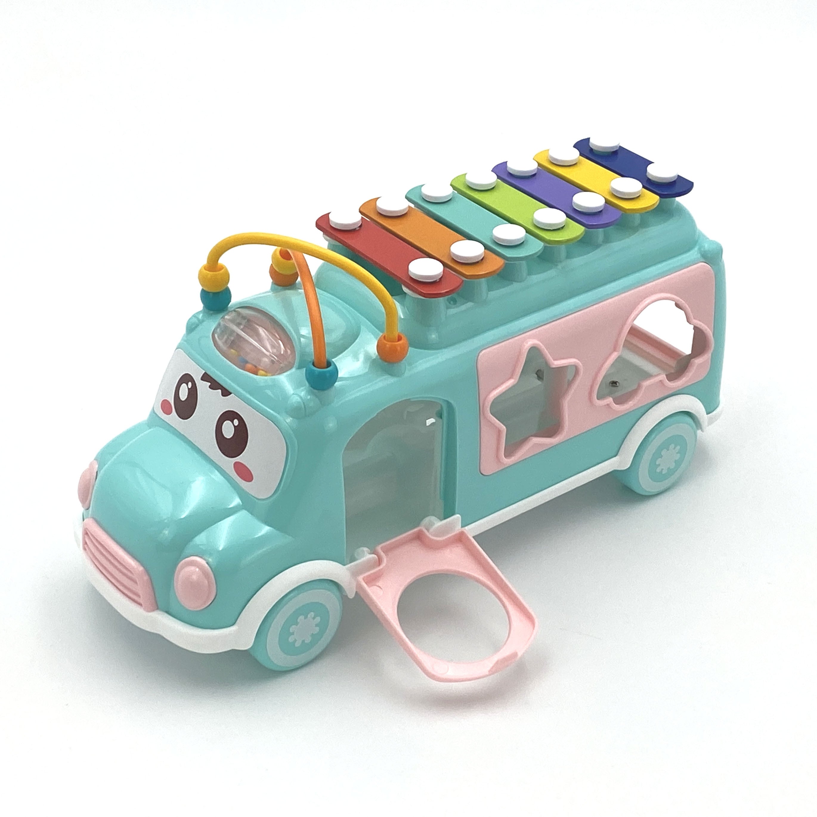 Woopie Baby Trieur De Voiture Musical Avec Cymbales Vert