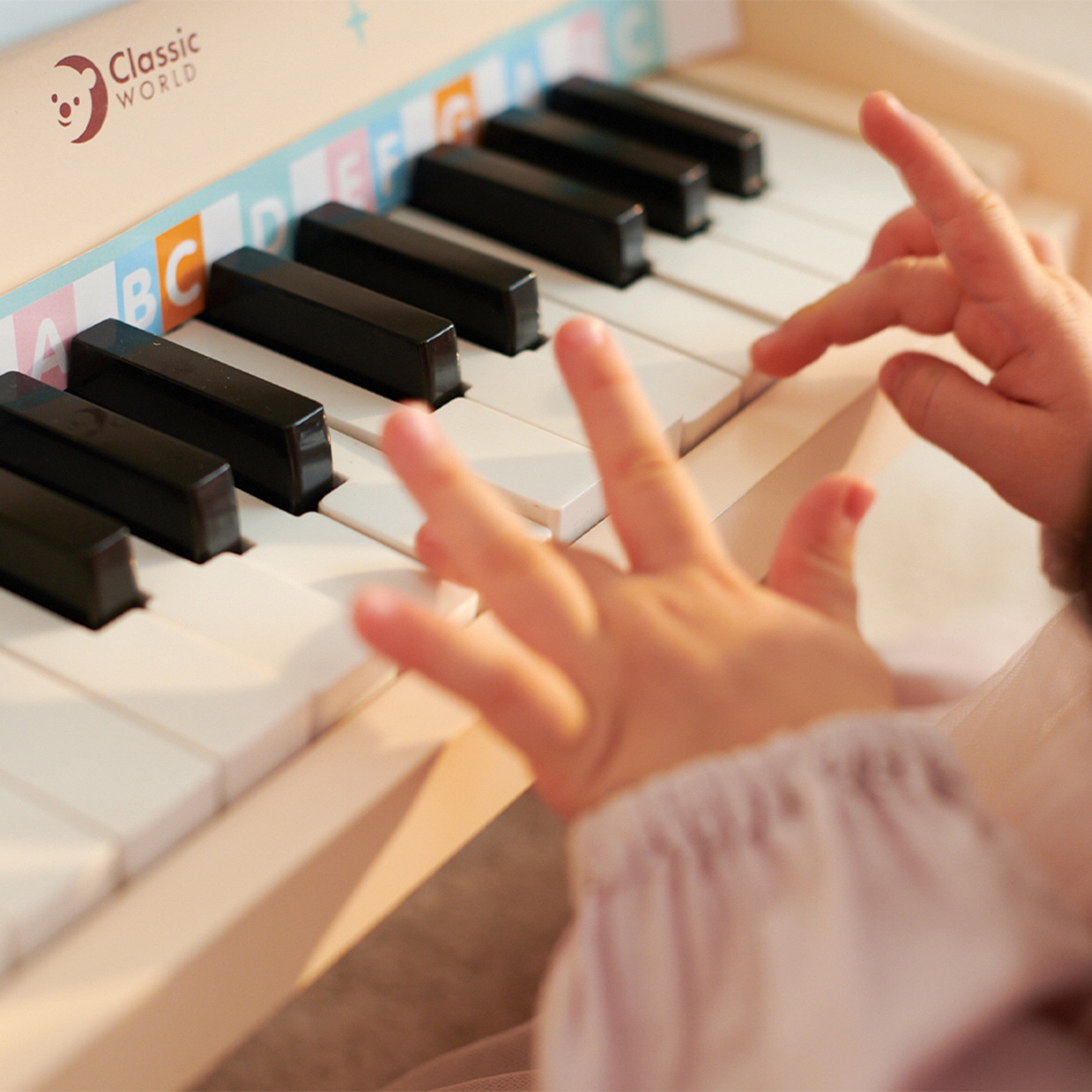 Pianoforte musicale mondiale classico per bambini che imparano a suonare + libretto
