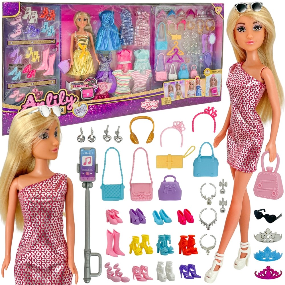 Woopie Royal Lili Doll Model Stylistka mody z akcesoriami
