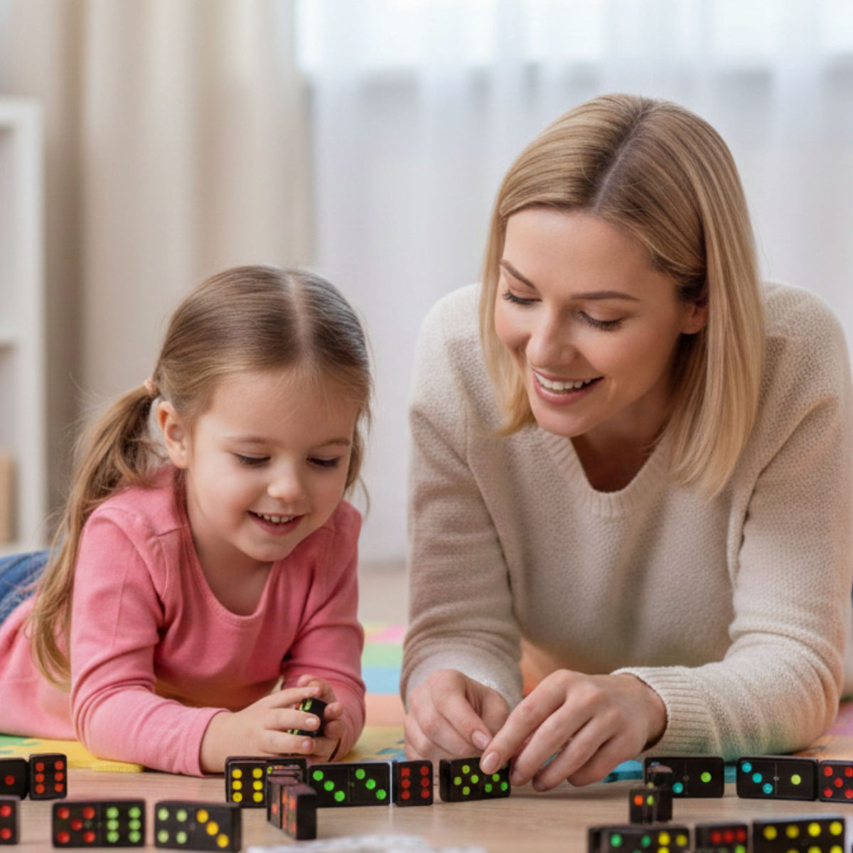 Woopie Domino családi kirakós játék 28 blokk