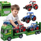 Woopie Car Tow Truck With Tractors Farm Lights Sounds