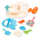 Woopie Dinosaur Sand Set Excavation 9 ks.