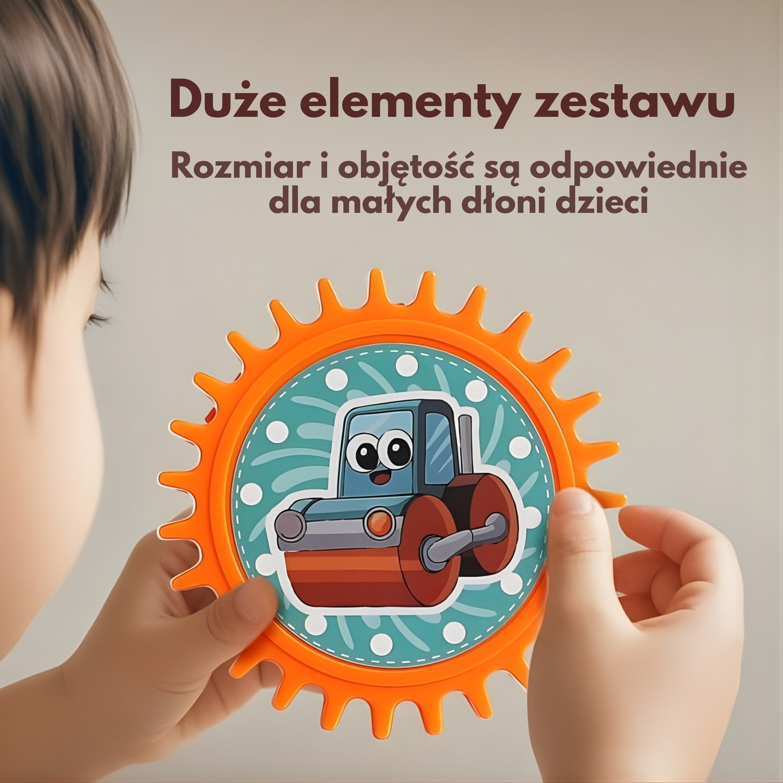 Woopie interaktív építőelemek fogaskerekek 18 db.