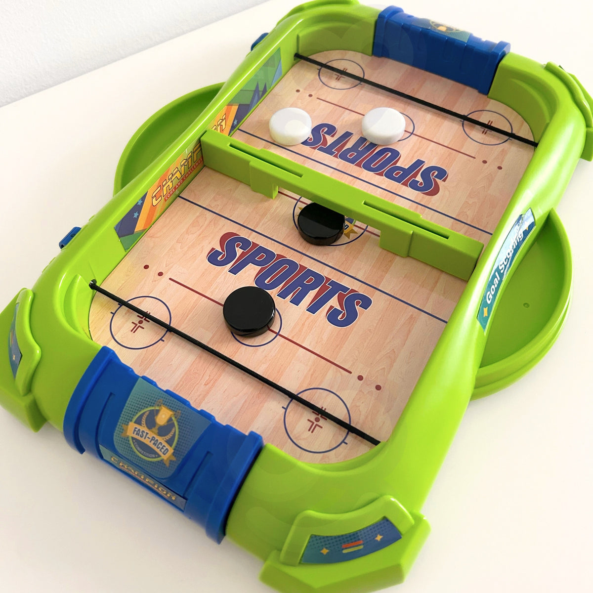 Woopie 2 az 1-ben mini jégkorongverseny arcade játék