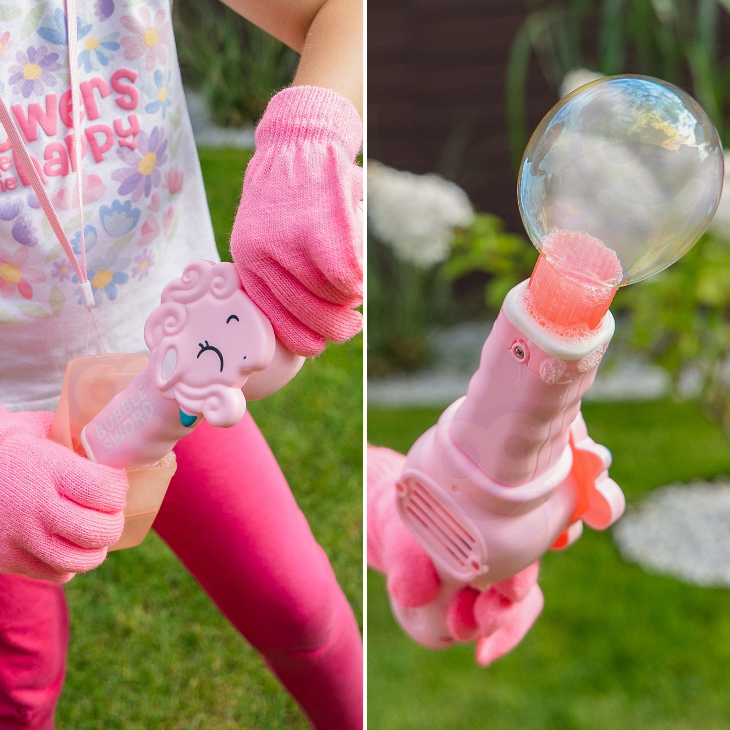 Pistolet à bulles magique Woopie avec machine à bulles de licorne fumée