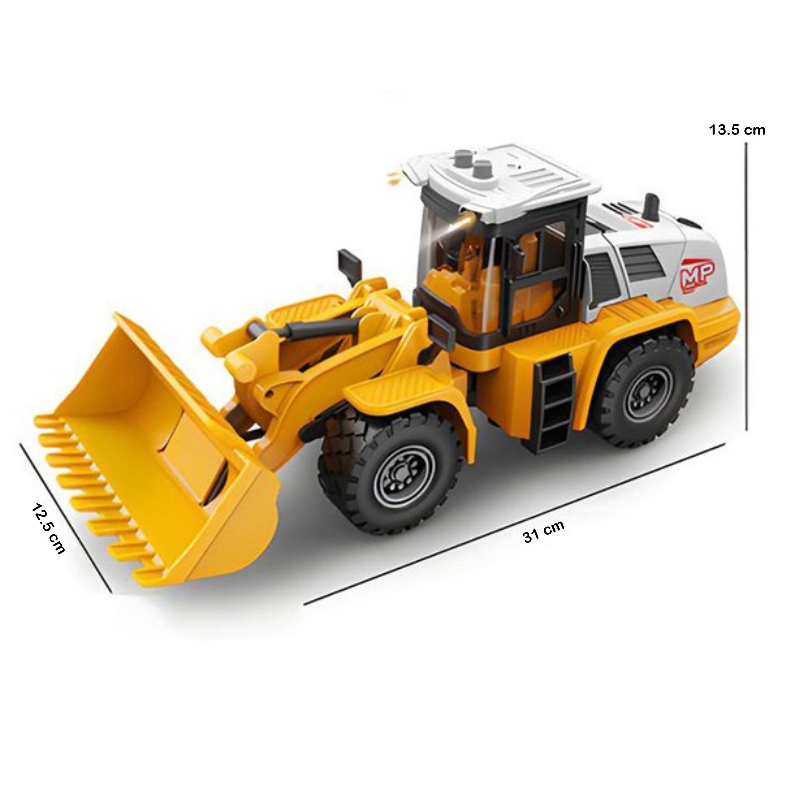 Woopie Excavator Loader Construction 1:16 Licht- und Soundeffekte