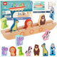 Tooky Toy Fa Puzzle gyerekeknek Noé és az állatok