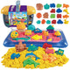 Woopie Kinetic Sand 0.8 Kg Set In Basket With Molds + /