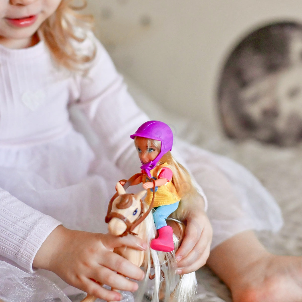 Juego de muñecos Woopie Jinete y Caballo